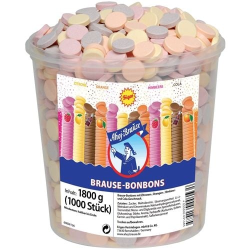Frigeo - Brause Bonbons 1800 Gram 1000 Stück