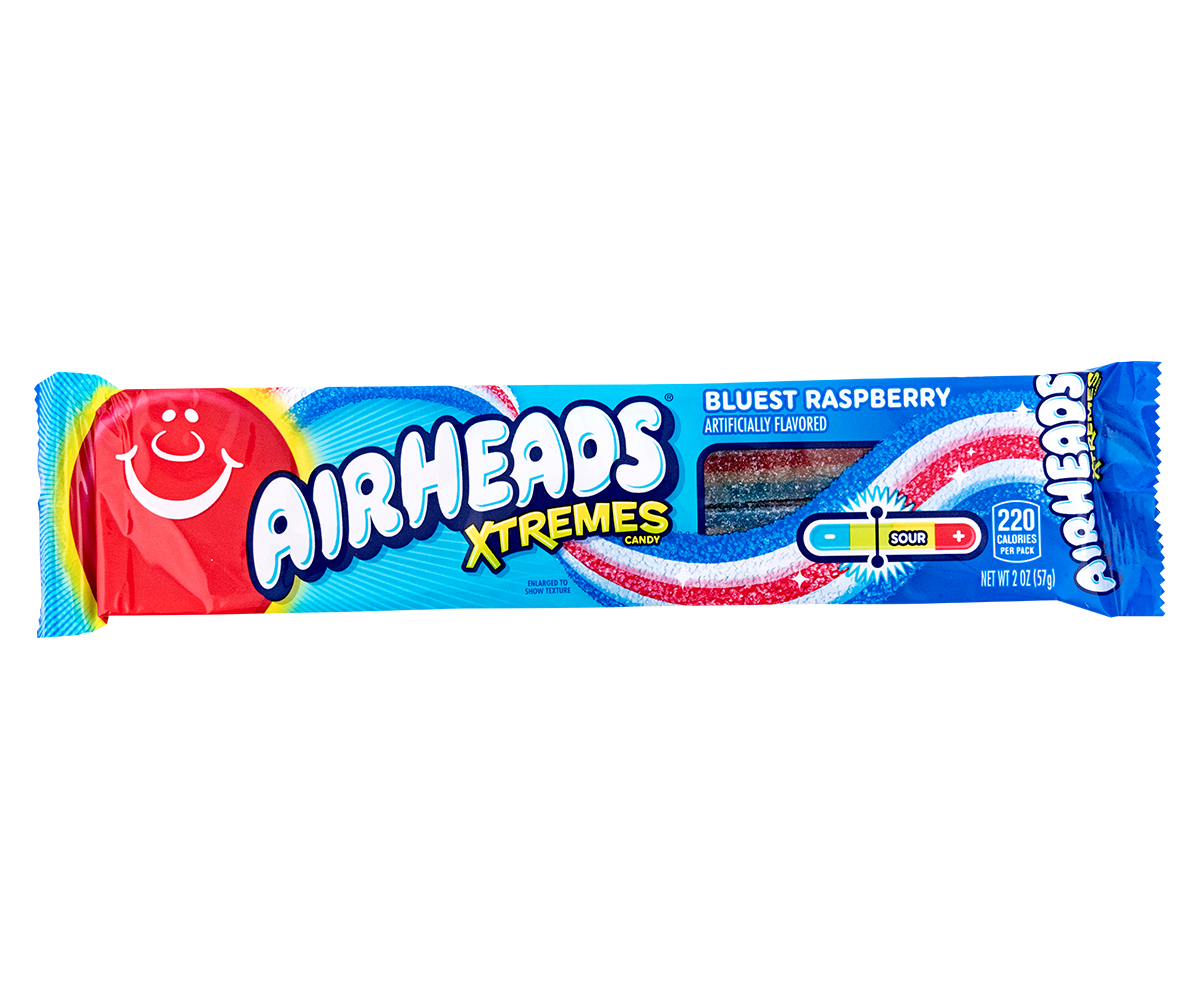Airheads - Ceintures de framboise acidulée X-Tremes 57 grammes