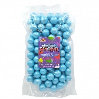 Albert's - Boules de gomme Color Splash bleues 910 grammes