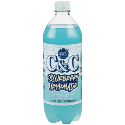 C&C Soda – Blaubeerlimonade, 710 ml Flasche