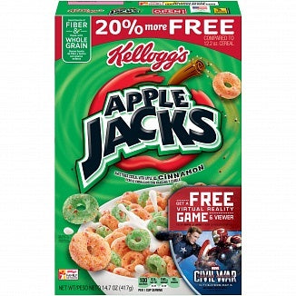 Céréales Kellogg's - Apple Jacks 417 grammes