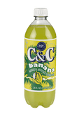 Soda C&amp;C - Bouteille banane 710 ml