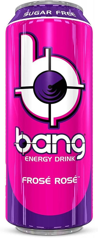 Bang - Frosé Rosé Energy Drink 500ml (suikervrij) 12 Canettes