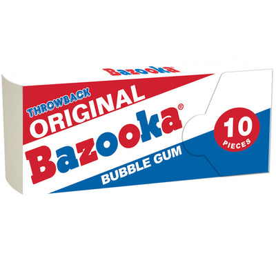 Bazooka - Throwback Original Bubblegum 10 Stück
