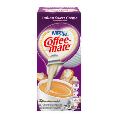 Coffeemate - Single Serve Creamers Italian Sweet Crème 50 Stück