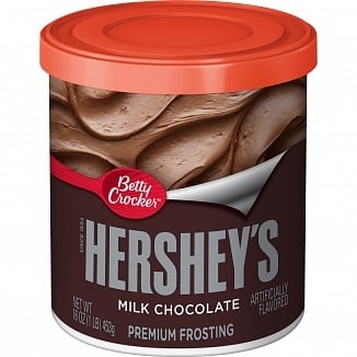 Glaçage au chocolat au lait Betty Crocker - Hershey's 453 grammes