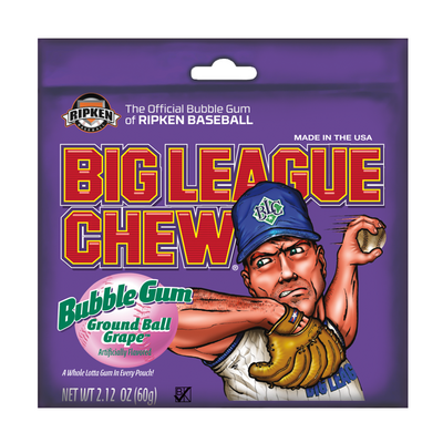 Big League Gum - Trauben-Kaugummi 60 Gramm