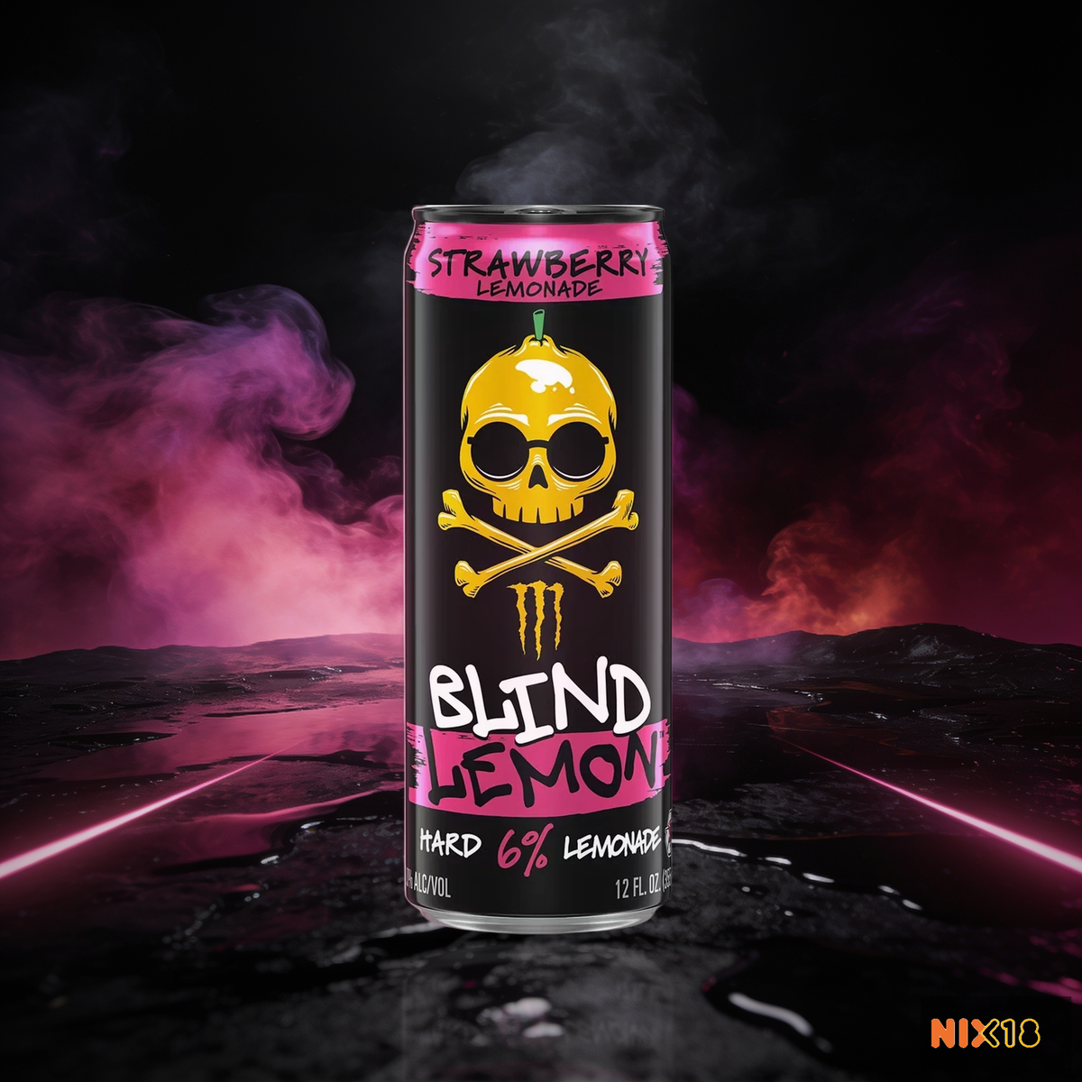 Monster - Blind Lemon Strawberry Lemonade 6% 355ml