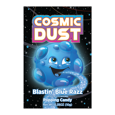 Cosmic Dust - Blastin Blue Razz Popping Candy 10 Gram 32 Pièces