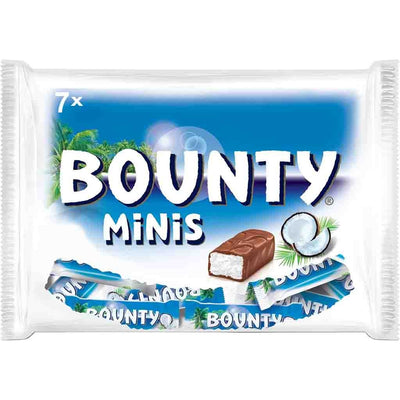 Bounty - Minis, paquet de 7, 227 grammes