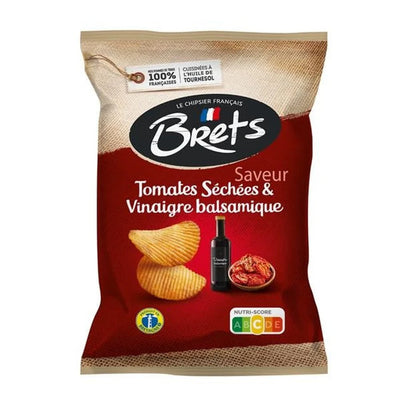 Brets - Sundried Tomatoes & Balsamic Vinegar Chips 125 Gram 10 Pièces