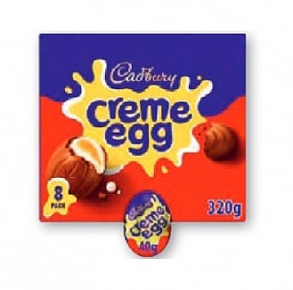 Cadbury - Crème Egg 8 Pack 320 Gram