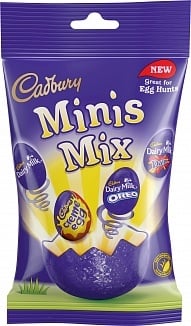 Cadbury - Gemischte Mini-gefüllte Eier, Beutel 238 Gramm