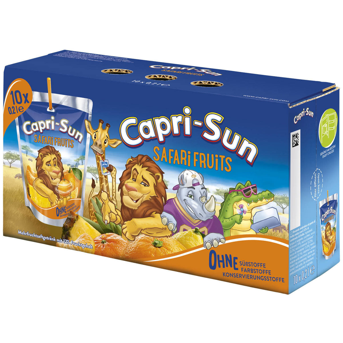 Capri-Sun - Safari Fruits 200 ml, pack de 10