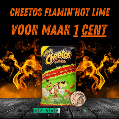 Cheetos – Crunchy Flamin Hot Lime 190 Gramm ***SUPERANGEBOT – MAX. 1 PACKUNG PRO KUNDE***