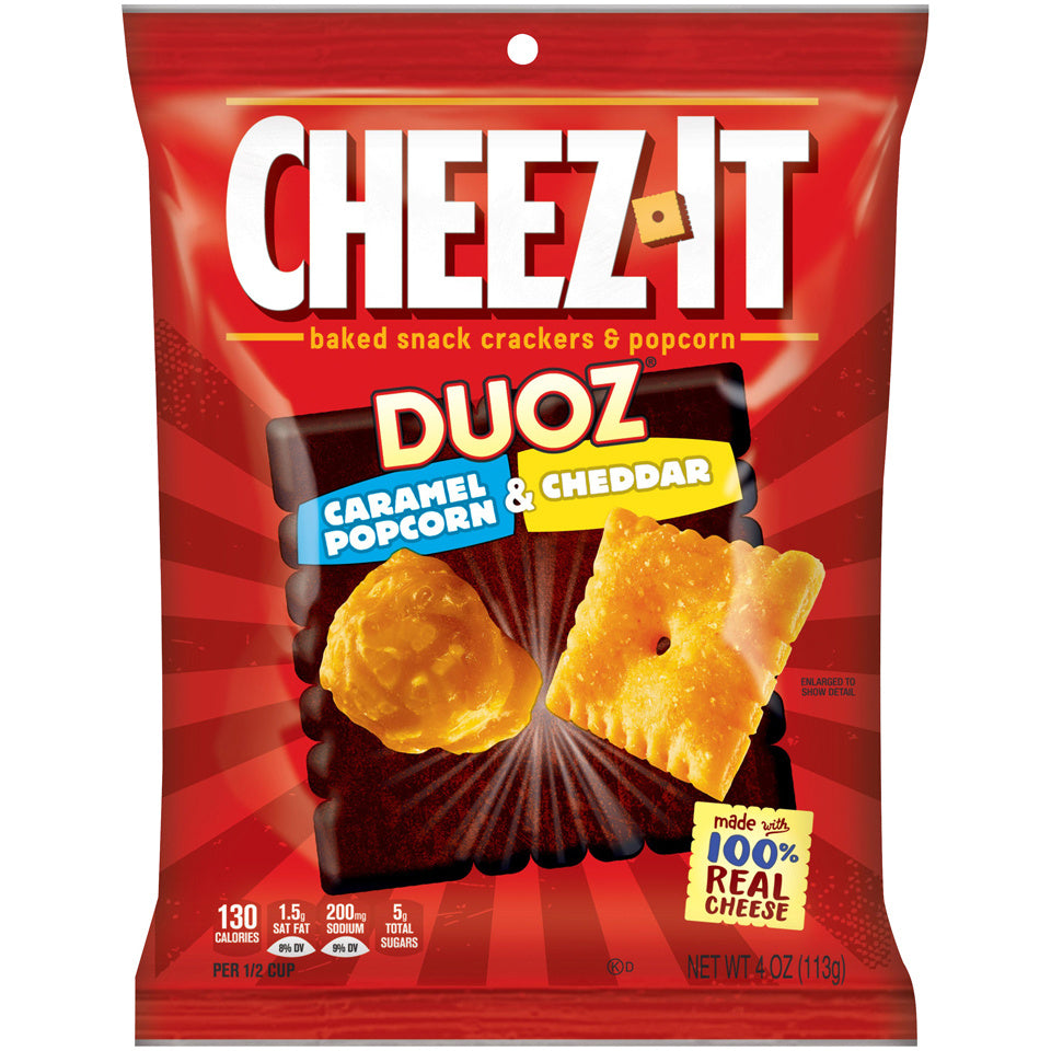 Cheez-It - Duoz Karamel Popcorn & Cheddar 113 Gram
