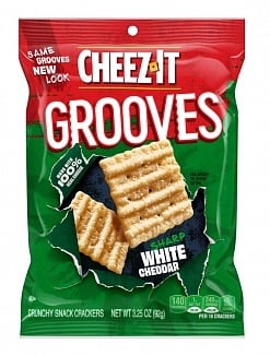 Cheez-It - Grooves Cheddar Blanc 92 grammes