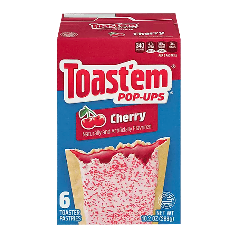 Toast'em POP-UPS - Gefrostete Kirsch-Toastergebäcke 288 Gramm