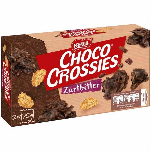 Nestlé - Choco Crossies Zartbitter 150 Grammes