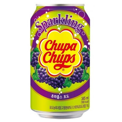 Chupa Chups - Sprudelndes Traubengetränk 345ml (Import aus Korea)