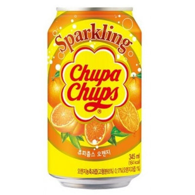 Chupa Chups - Sprudelndes Orangengetränk 345ml (Import aus Korea)