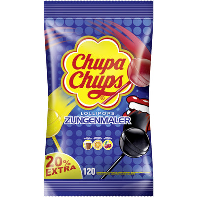 Chupa Chups - Tong Painter (zungen-maler) 100 Stück + 20 Stück Extra