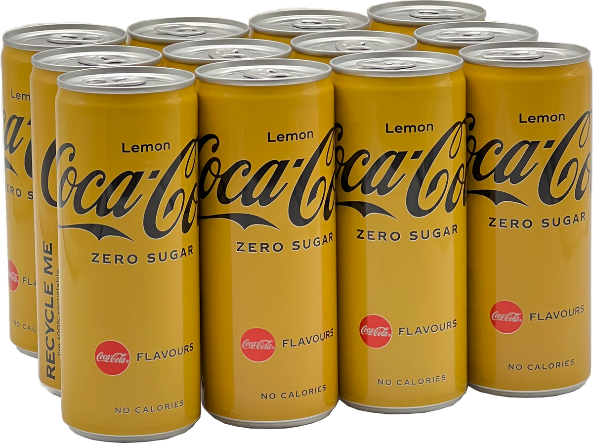Coca Cola - Zero Lemon 250ml 12 Blikjes