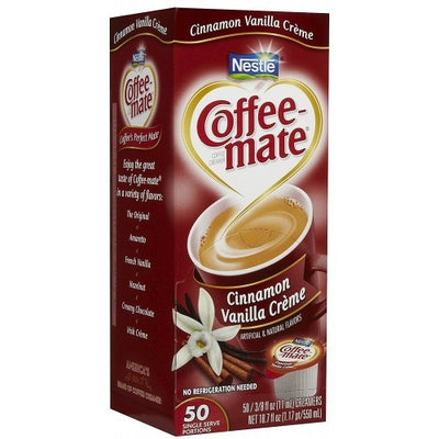 Coffeemate - Single Serve Creamers Cinnamon Vanilla 50 Stück