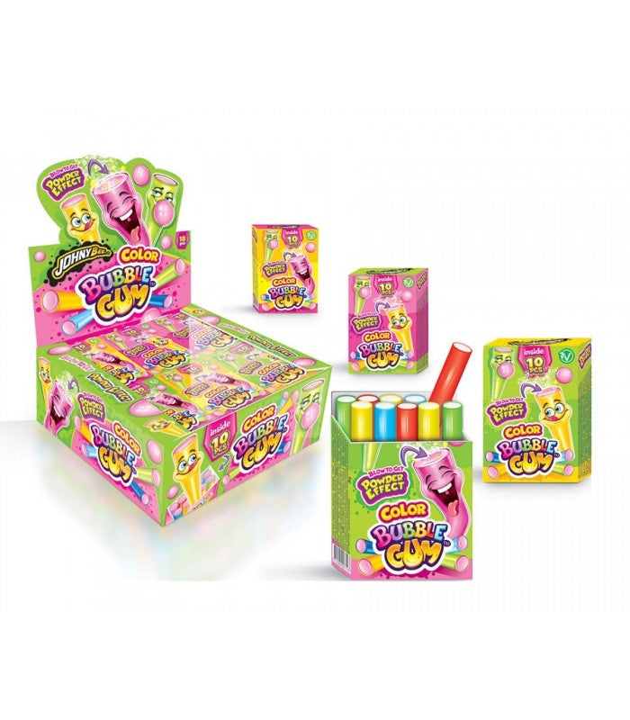 Johny Bee - Color Bubble Gum 35 Gram 18 Stück