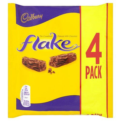 Cadbury - Flake, paquet de 4, 80 grammes