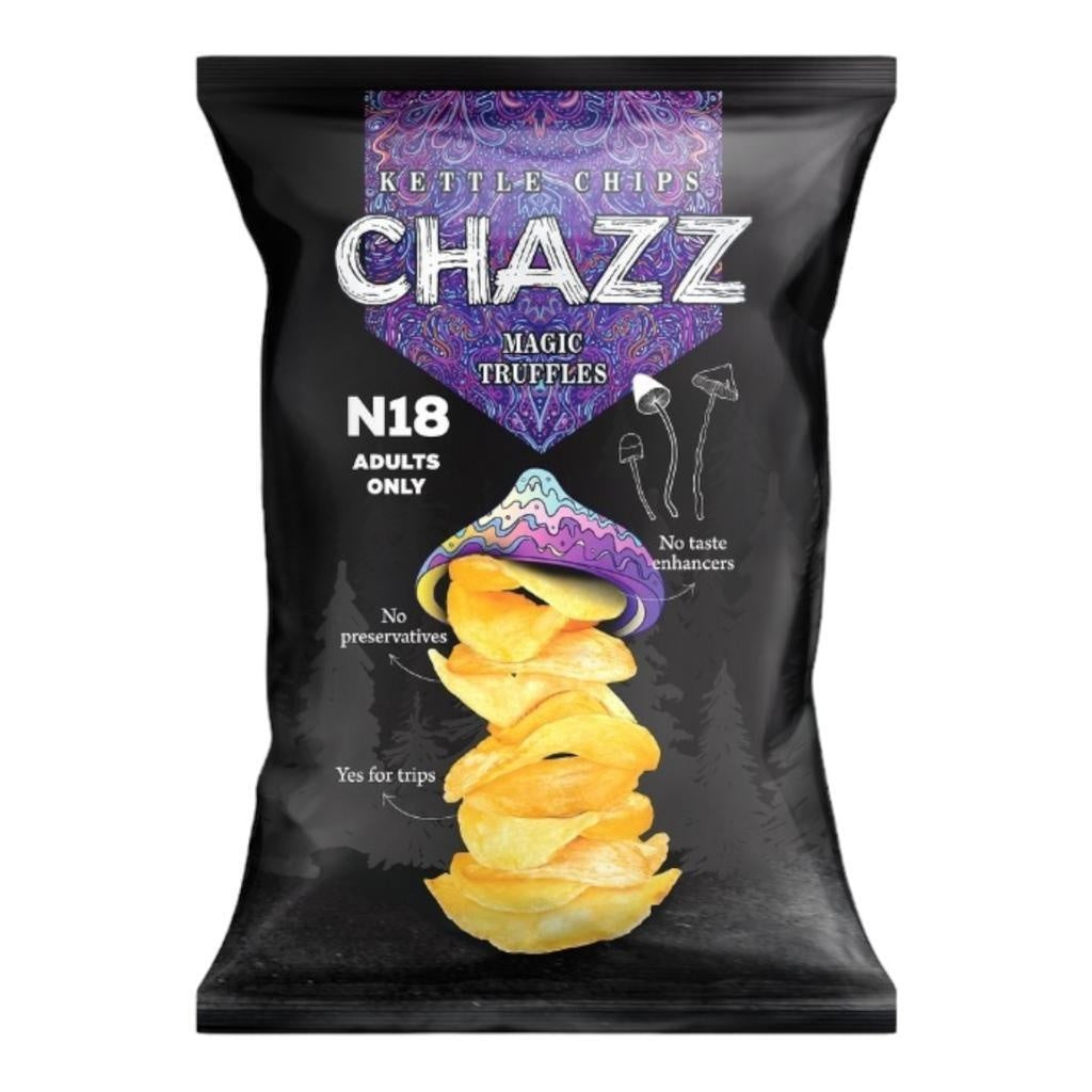 Chazz - 18+ Magische Trüffel Kartoffelchips 90 Gramm