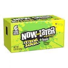 Now &amp; Later – Extrem saurer Apfel, 26 Gramm
