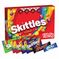 Skittles - Boîte de sélection moyenne 150,5 grammes