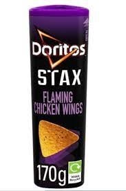 Doritos - Stax Flaming Chicken Wings 170 Gramm