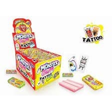 JohnyBee - Monster Gum Tattoo 200 Pièces