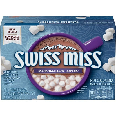 Swiss Miss – Heiße Schokolade für Liebhaber weißer Marshmallows, 268 Gramm