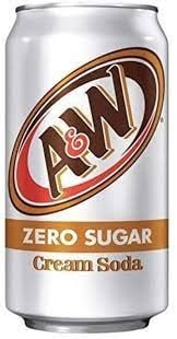 A&W - Crème Soda Zéro Sucre 355 ml