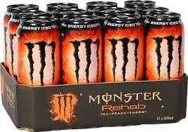 Monster -Rehab Peach 500ml 12 Dosen