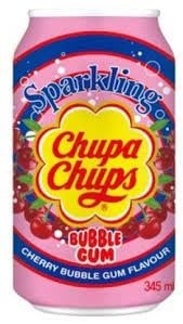Chupa Chups - Sprudelndes Kirsch-Kaugummigetränk 345ml (Import aus Korea)