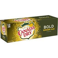 Canada Dry - Bold Ginger Ale 355ml 12 Dosen
