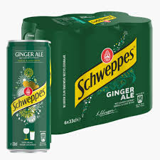 Schweppes - Ginger Ale 330ml 6 Blikjes