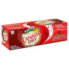 Canada Dry – Cranberry Ginger Ale 355 ml, 12er-Packung