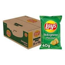 Lays Bolognese Chips, 20 Beutel à 40 Gramm