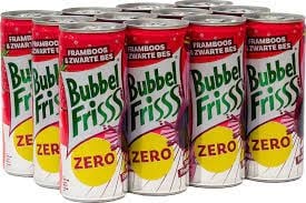 Bubbel Fris - Raspberry Black Currant 250ml 12 Dosen