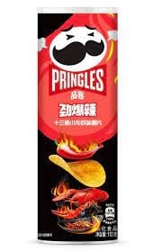 Pringles – Scharfe Flusskrebse (China) 110 Gramm