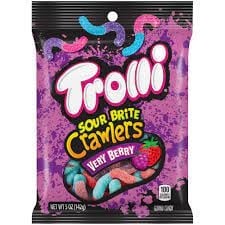 Trolli - Sour Brite Crawlers Very Berry 141 Gramm