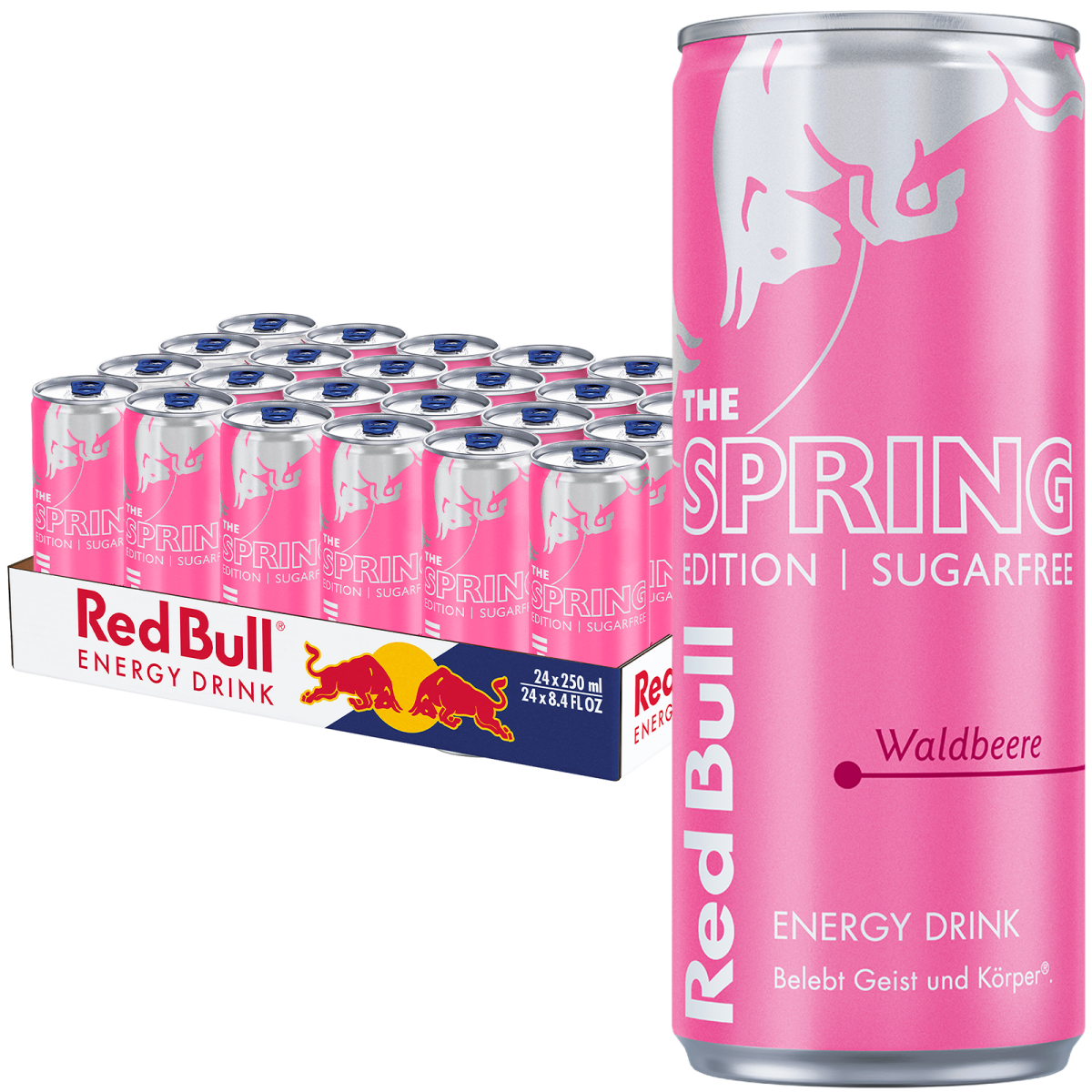 Red Bull - The Spring Edition Waldbeere 250ml 120 Tray´s A 24 Canettes (hele pallet)