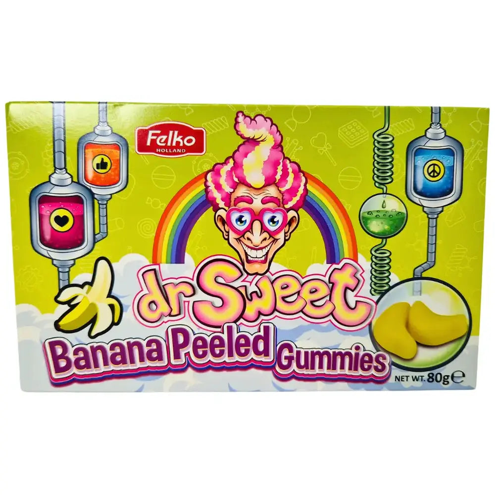 Dr. Sweet - Peeled Banana Gummies 80 Gram (Halal)