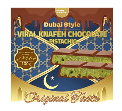Dubai Style – Viral Knafeh Schokolade-Pistazie 100 Gramm