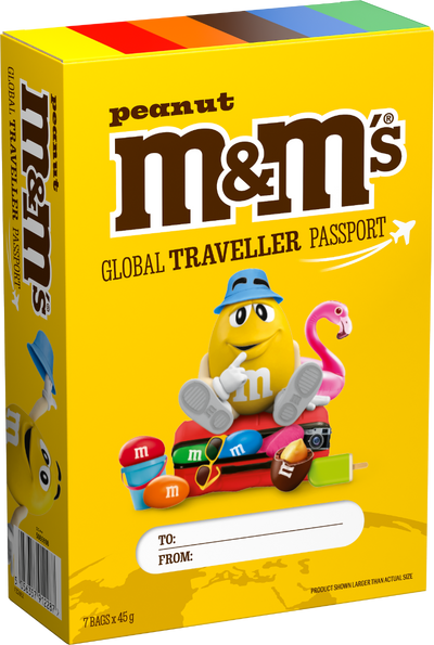 M&M's - Passeport de voyage aux cacahuètes 315 grammes